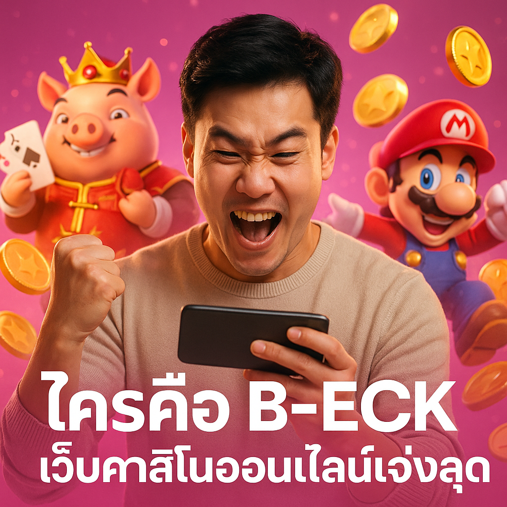 ใครคือ B-ECK เว็บคาสิโนออนไลน์เจ๋งสุด