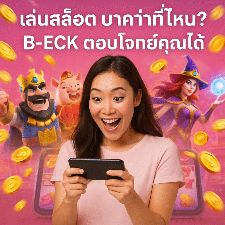เล่นสล็อต บาคาร่าที่ไหน? B-ECK ตอบโจทย์คุณได้