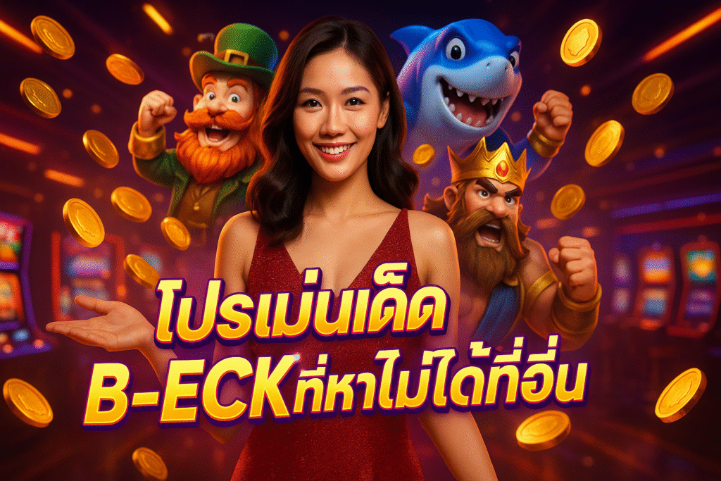 โปรโมชั่นเด็ด B-ECK ที่หาไม่ได้ที่อื่น