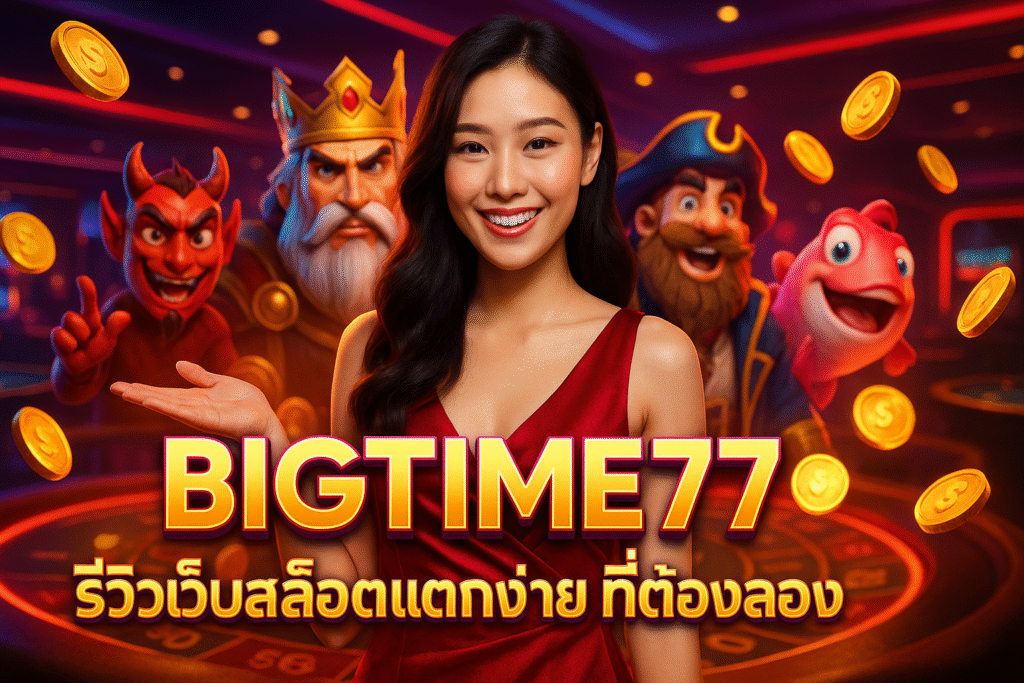 BIGTIME77 รีวิวเว็บสล็อตแตกง่าย ที่ต้องลอง